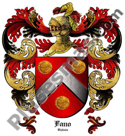 Escudo del apellido Fano (Bizcaya) (4)