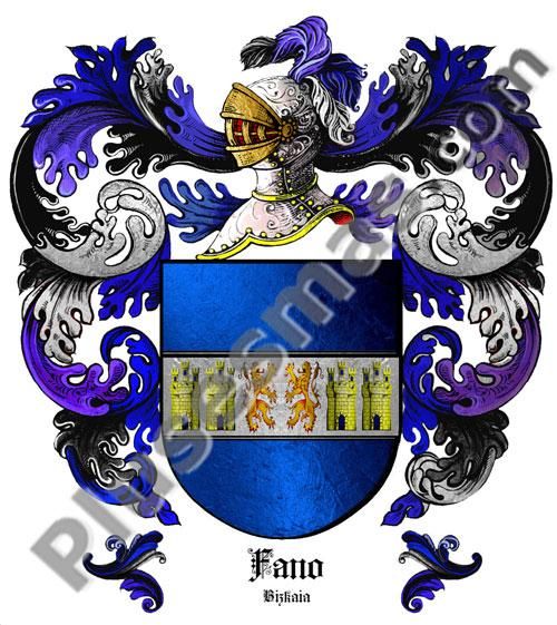 Escudo del apellido Fano (Bizcaya) (5)