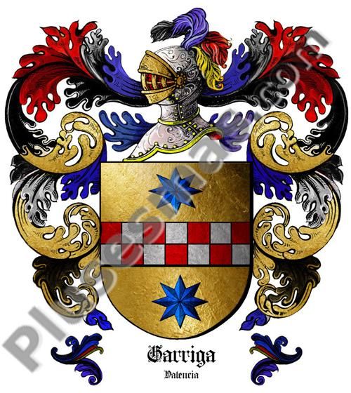 Escudo del apellido Garriaga