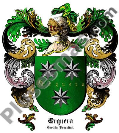 Escudo del apellido Orquera