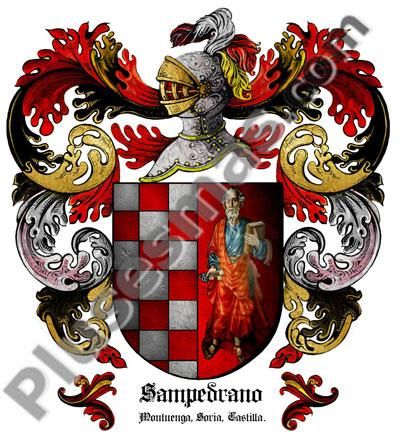 Escudo del apellido Sampedrano