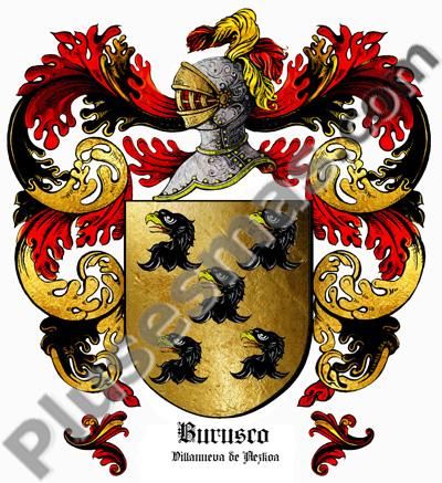 Escudo del apellido Burusco