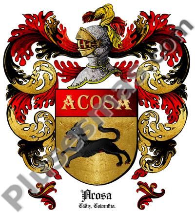 Escudo del apellido Acosa