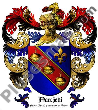 Escudo del apellido Marchetti