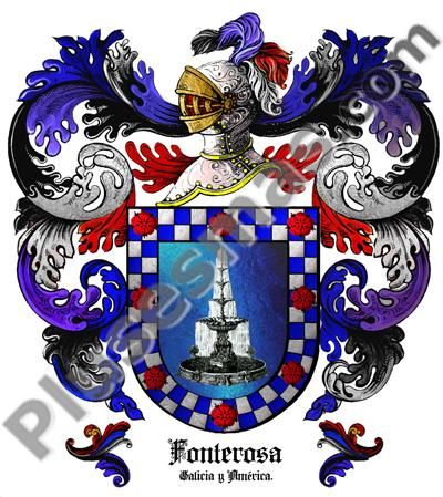 Escudo del apellido Fonterosa