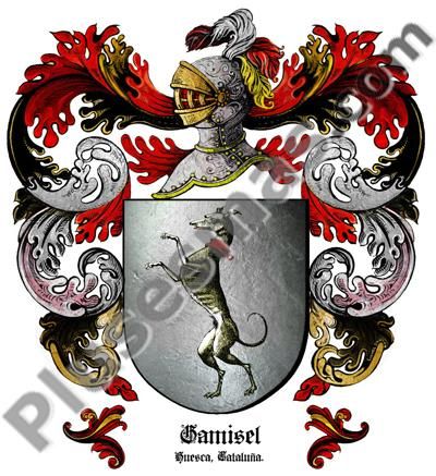 Escudo del apellido Gamisel