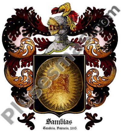 Escudo del apellido Samblás