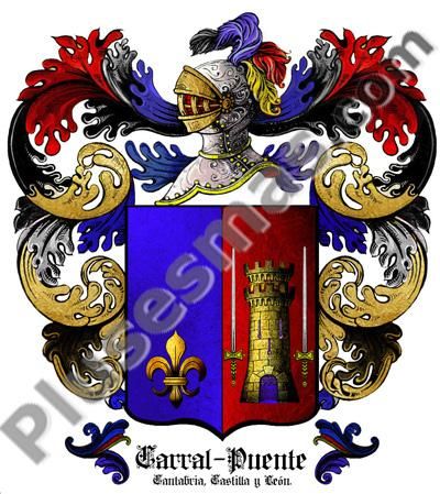 Escudo del apellido Carral Puente