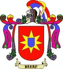 Escudo del apellido Barro