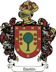 Escudo del apellido Bastón