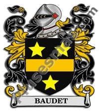 Escudo del apellido Baudet