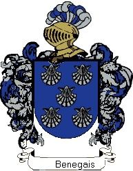 Escudo del apellido Benegais