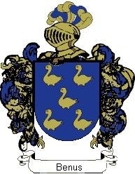 Escudo del apellido Benus