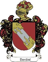 Escudo del apellido Berdial