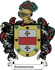 Escudo del apellido Bereterrechea