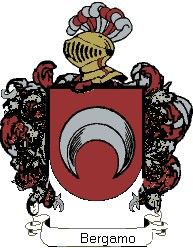 Escudo del apellido Bergamo