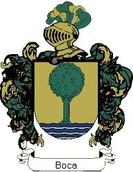 Escudo del apellido Boca