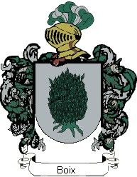 Escudo del apellido Boix