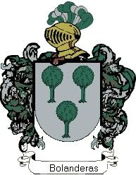 Escudo del apellido Bolanderas