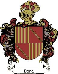 Escudo del apellido Bona