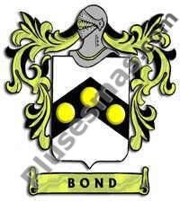 Escudo del apellido Bond