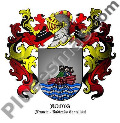 Escudo del apellido Bonig