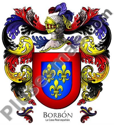 Escudo del apellido Borbón