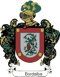 Escudo del apellido Bordalba