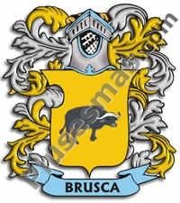 Escudo del apellido Brusca