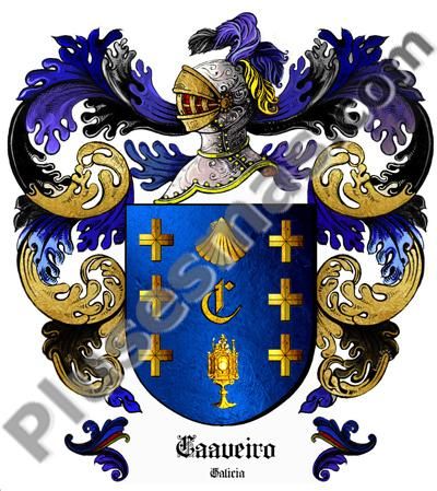 Escudo del apellido Caabeiro o caaveiro