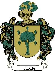 Escudo del apellido Cabalet