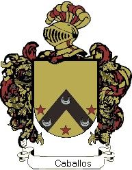 Escudo del apellido Caballos