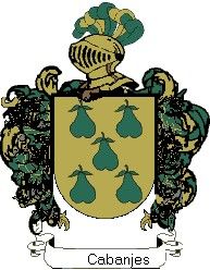 Escudo del apellido Cabanjes