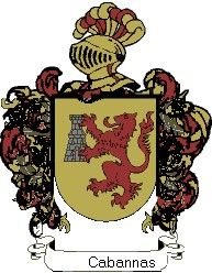 Escudo del apellido Cabannas