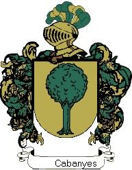 Escudo del apellido Cabanyes