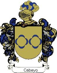 Escudo del apellido Cabeyo