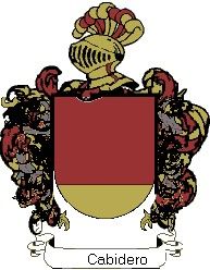 Escudo del apellido Cabidero