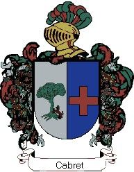 Escudo del apellido Cabret