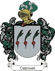 Escudo del apellido Cabrineti