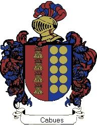 Escudo del apellido Cabues