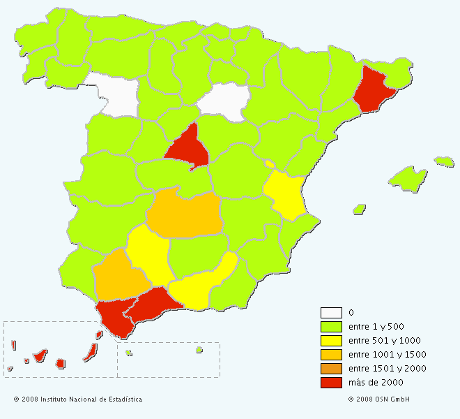 Mapa del apellido Trujillo