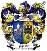 Escudo del apellido Aguilar (Aragon, Coscojuela de Fontana)