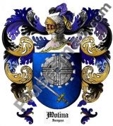 Escudo del apellido Molina (Zaragoza)