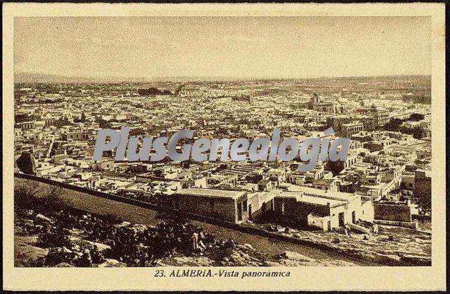 Vista panorámica de la ciudad de almería