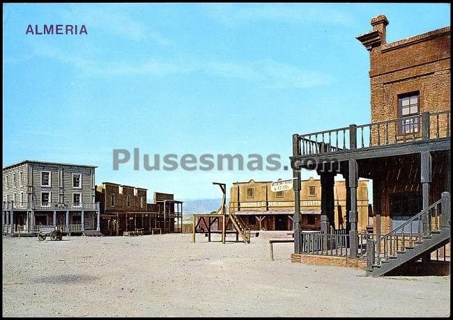Poblados del Oeste en estudios de cine en Almería