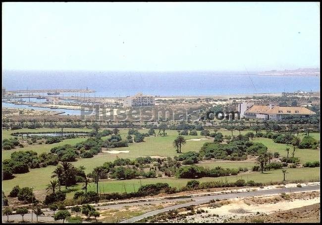 Vista panorámica de almerimar (almería)