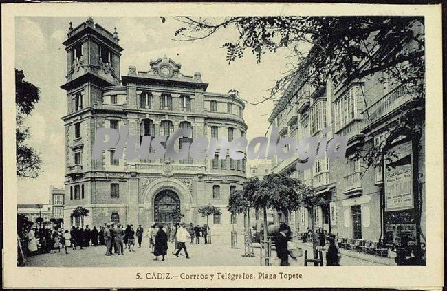 Edificio de Correos y Telégrafos, Plaza de Topete de Cádiz