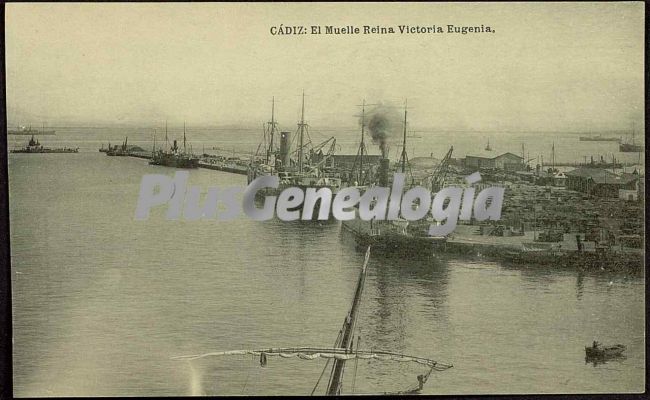 El muelle de reina victoria eugenia de cádiz