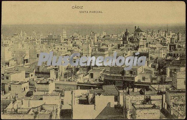 Vista parcial de la ciudad de cádiz