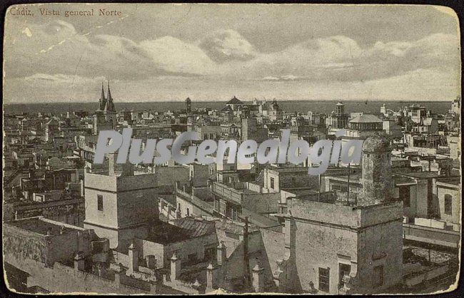 Vista general norte de la ciudad de cádiz